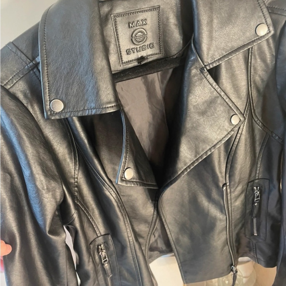 Nwot Max Studio Leather Jacket! - image 3